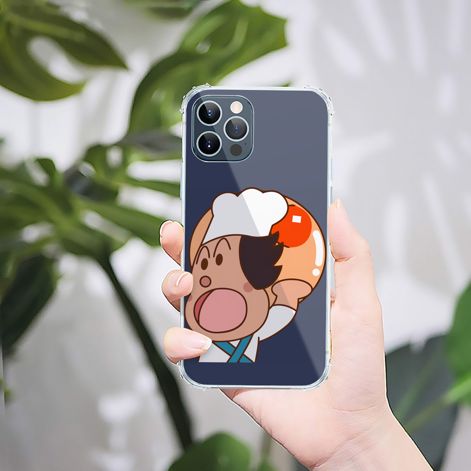 （画像用） アンパンマン Anpanman 【iPhone 12シリーズ対応】透明スマホケース（クリアソフトケース）